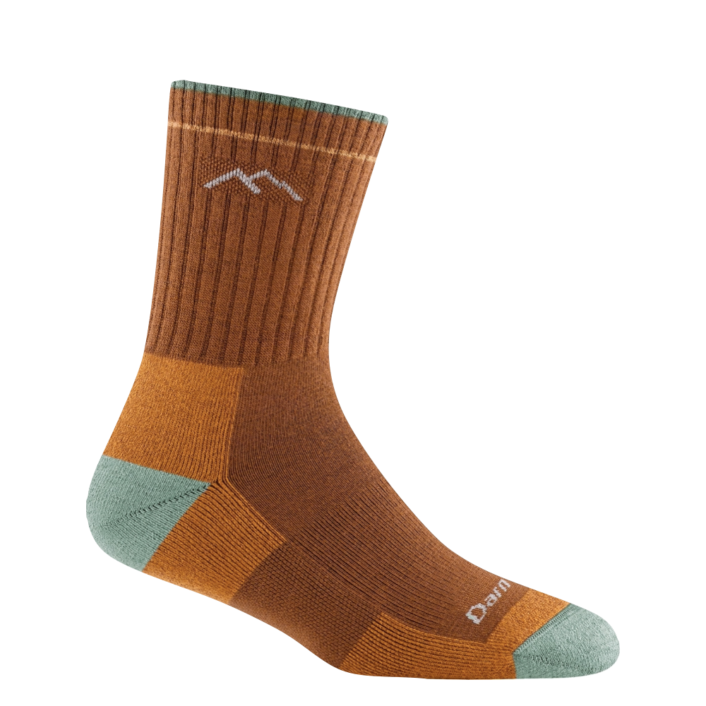Side (right) view of Darn Tough Hiker Micro Crew Midweight Hiking sock for women.