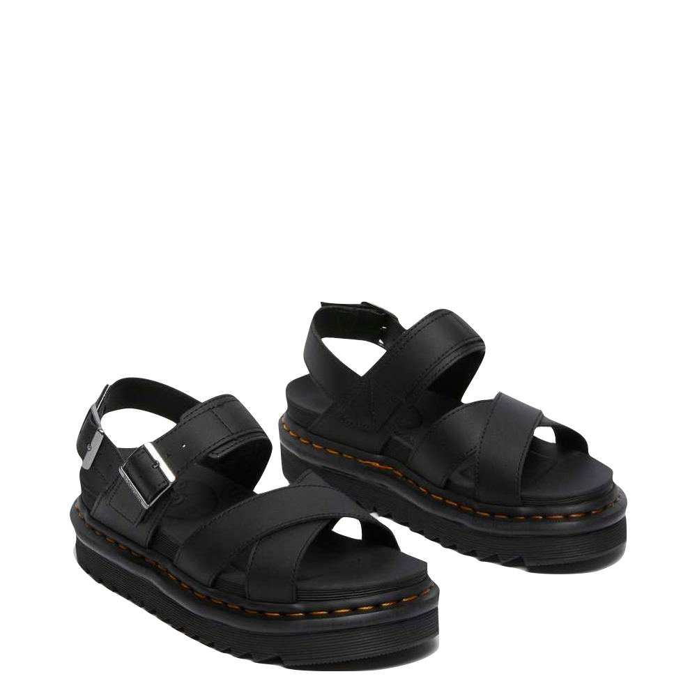 Dr. Martens Women s Voss II Cross Strap Sandal Black V A Bootery INC