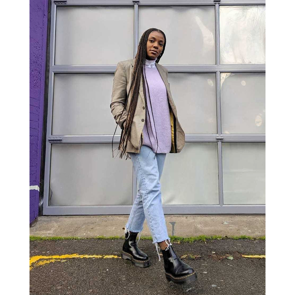 Doc martens 2024 chelsea platform boots