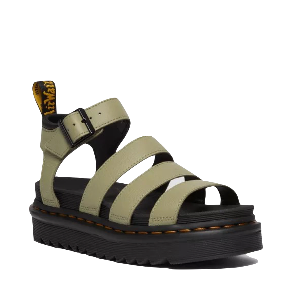 Dr. Martens Women's Blaire Strap Sandal (Pale Olive Green)