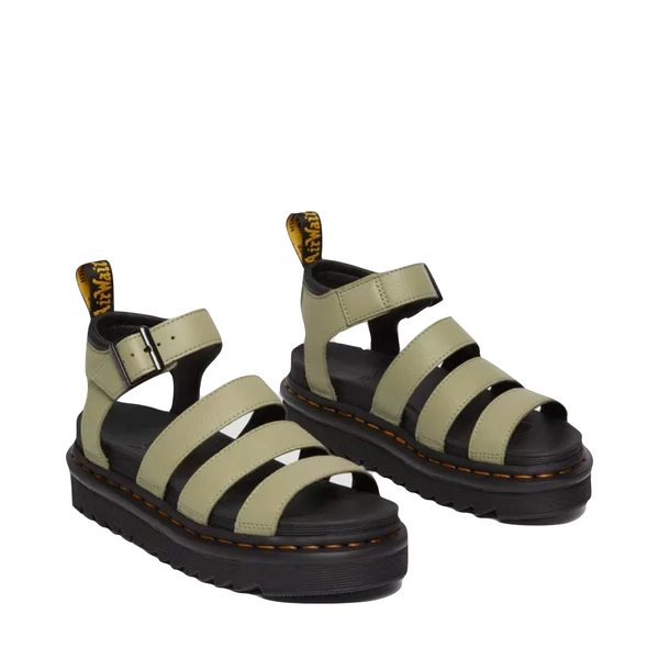 Dr. Martens Women's Blaire Strap Sandal (Pale Olive Green)