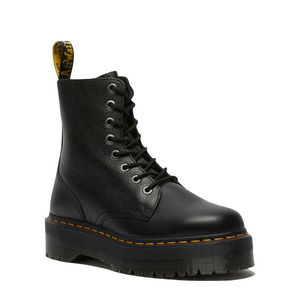 Dr. Martens Women's Jadon III Platform Leather Lace Boot (Black)