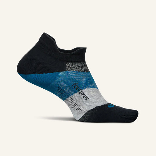Feetures Elite Ultra Light Tab Sock in Black Sea