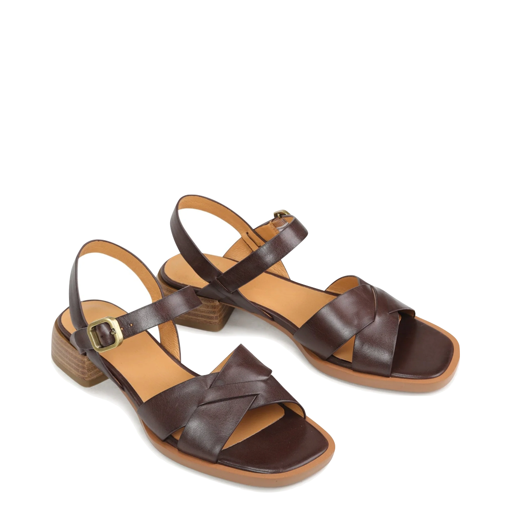 Top-down view of EOS Tega Heeled Sandal for women.