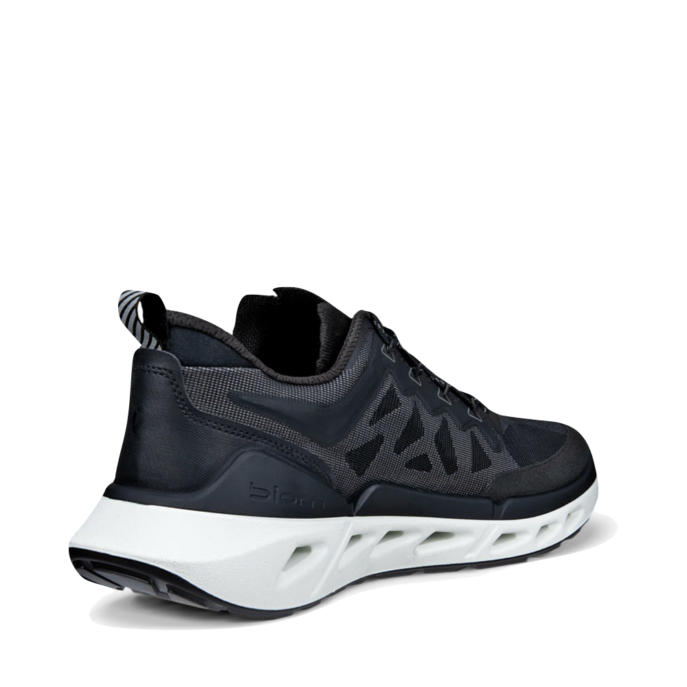 Heel view of Ecco Biom 720 Breathru Leather Sneaker for men.