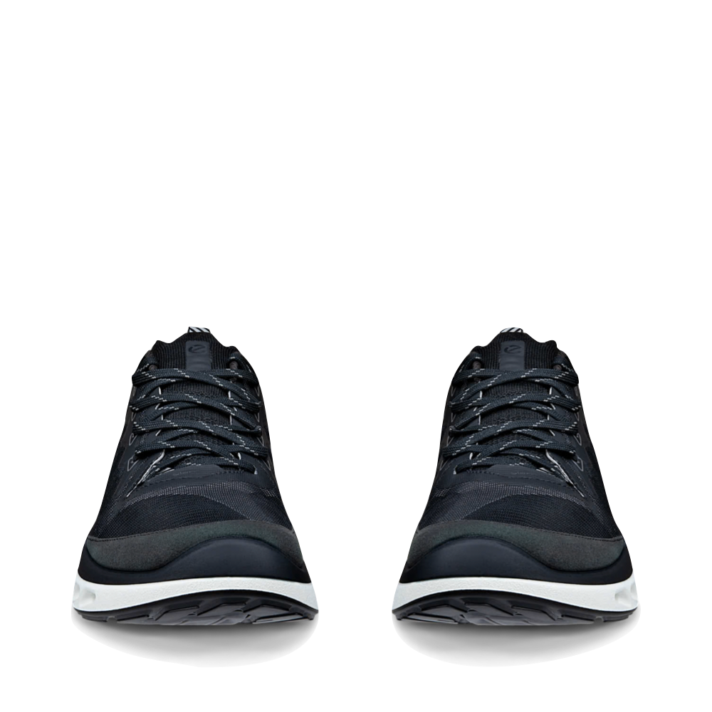 Front view of Ecco Biom 720 Breathru Leather Sneaker for men.