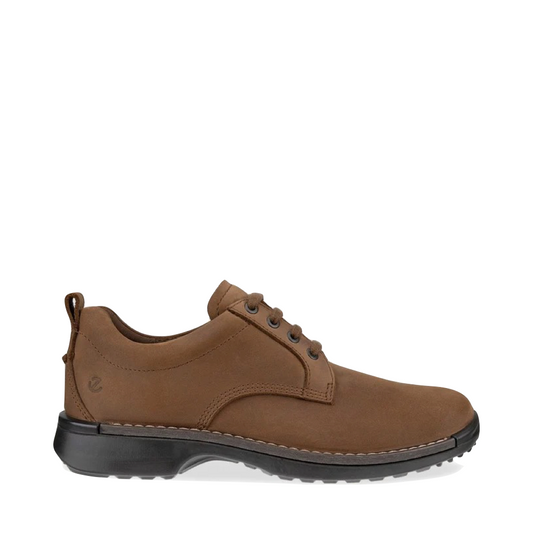 Side (right) view of Ecco Fusion Oiled Nubuck Tie for men.