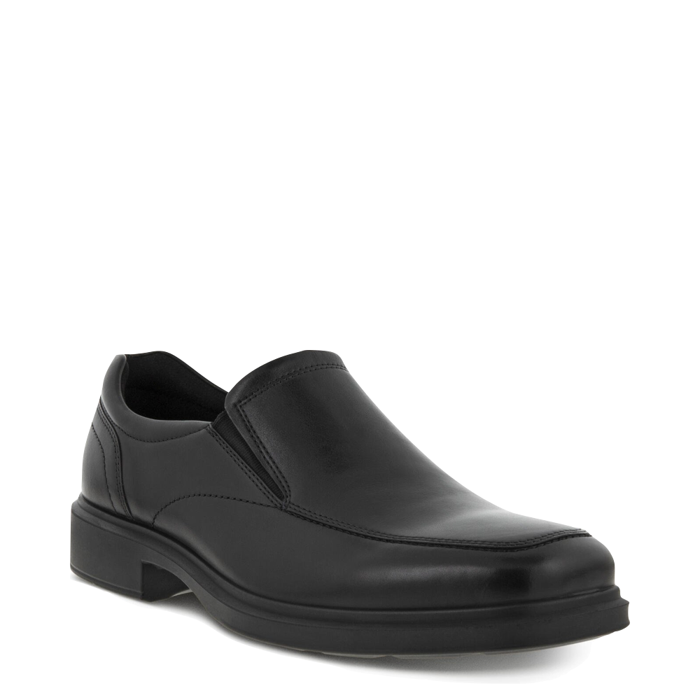 Mudguard and Toe view of Ecco Helsinki 2.0 Apron Toe Slip On Shoe for men.