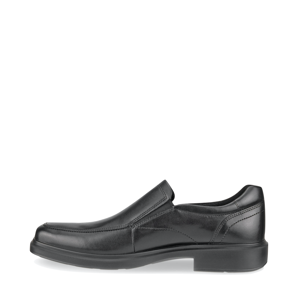 Side (left) view of Ecco Helsinki 2.0 Apron Toe Slip On Shoe for men.