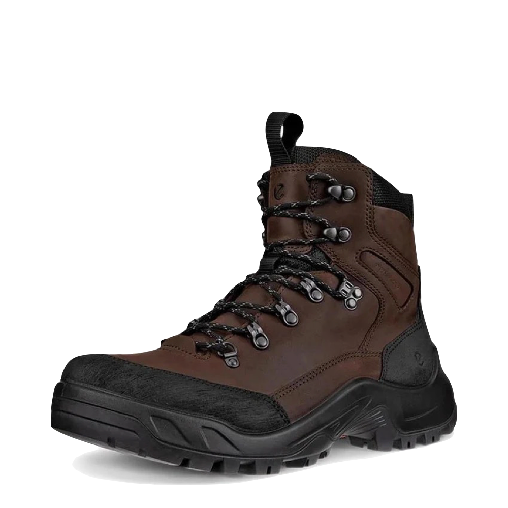 Mudguard and Toe view of Ecco Offroad Waterproof Boot for men.