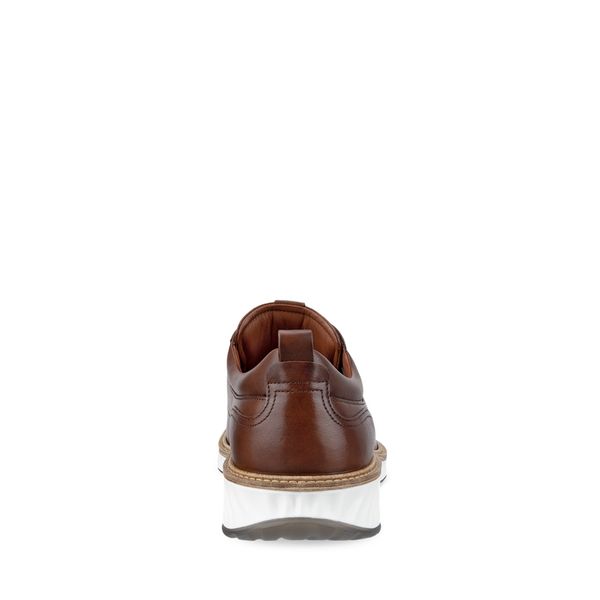 Ecco Men's ST.1 Hybrid Cap Toe Derby Lace in Cognac