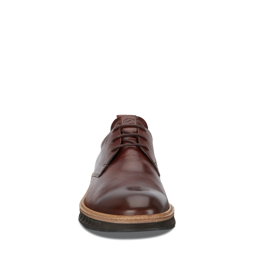 Front view of Ecco ST.1 Hybrid Plain Toe Shoe for men.