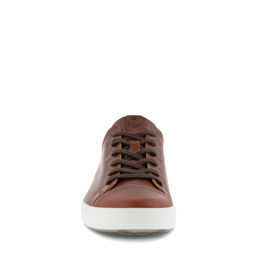 Ecco Men's Soft 7 City Leather Sneaker in Cognac