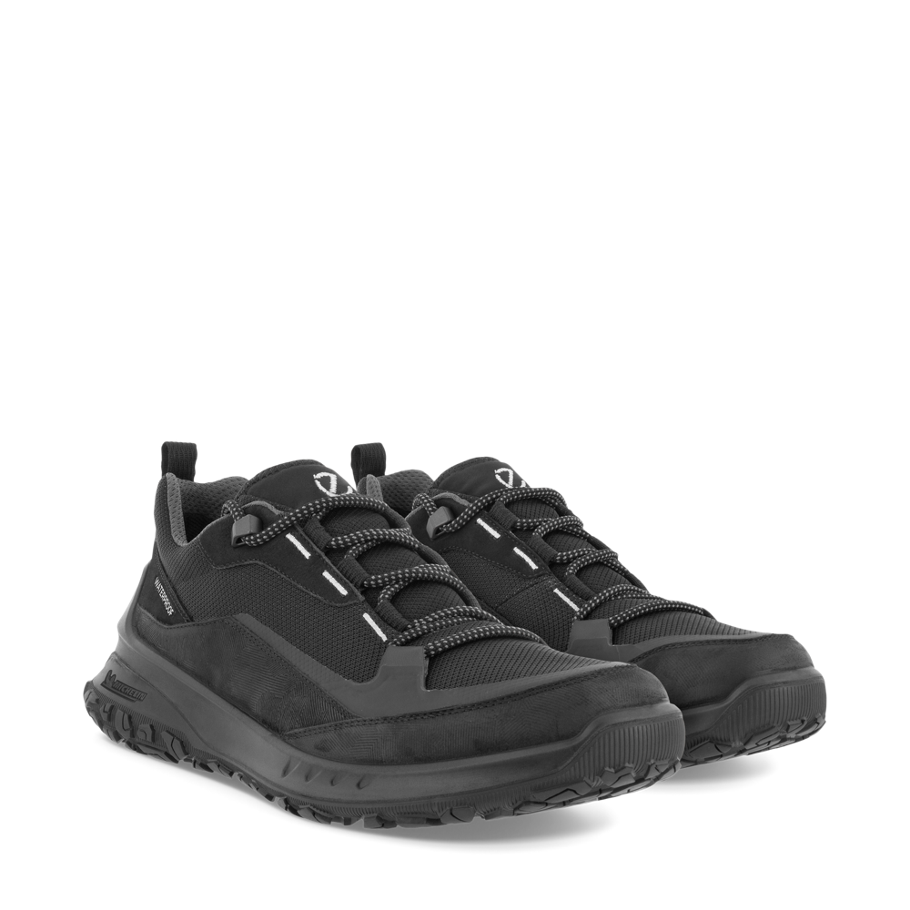 Ecco Men's ULT-TRN Low Waterproof Lace Shoe (Black)