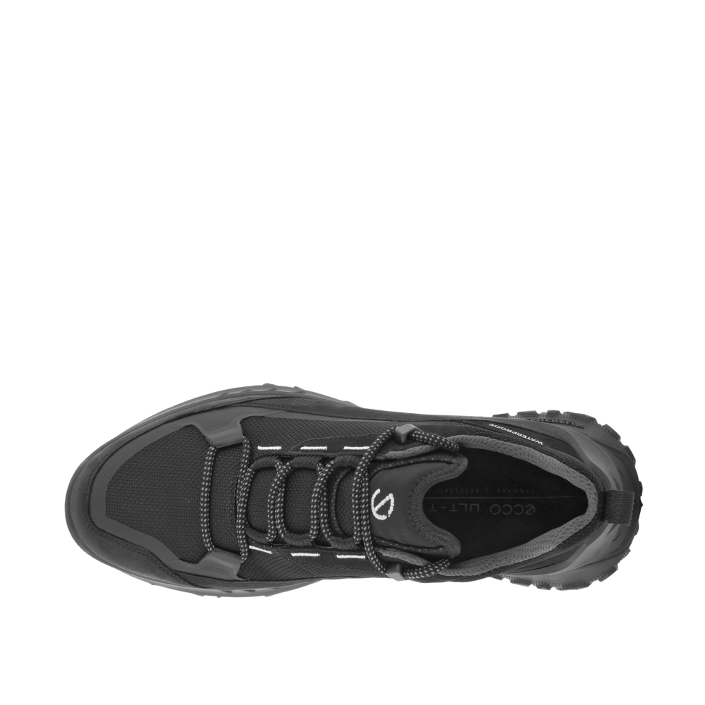 Ecco Men's ULT-TRN Low Waterproof Lace Shoe (Black)