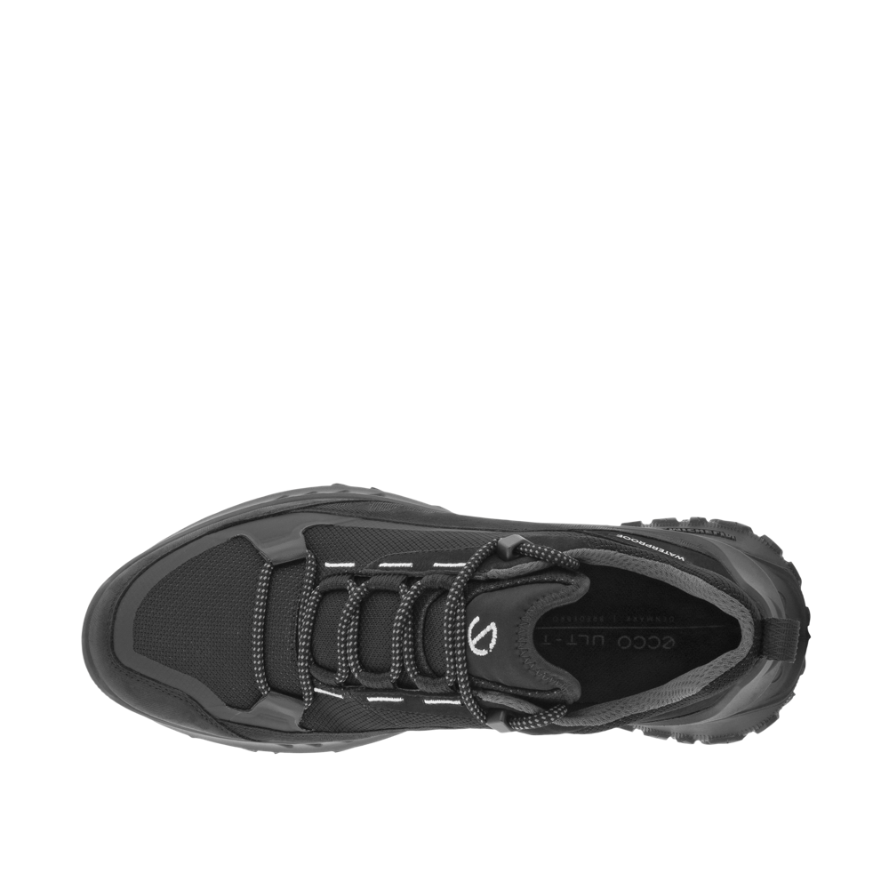 Ecco Men's ULT-TRN Low Waterproof Lace Shoe in Black – V&A Bootery INC