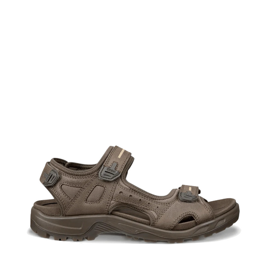 Side (right) view of Ecco Yucatan Sandals for men.