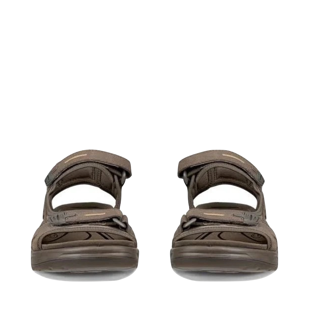 Front view of Ecco Yucatan Sandals for men.