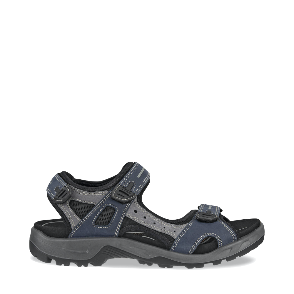 Side (right) view of Ecco Yucatan Sandals for men.