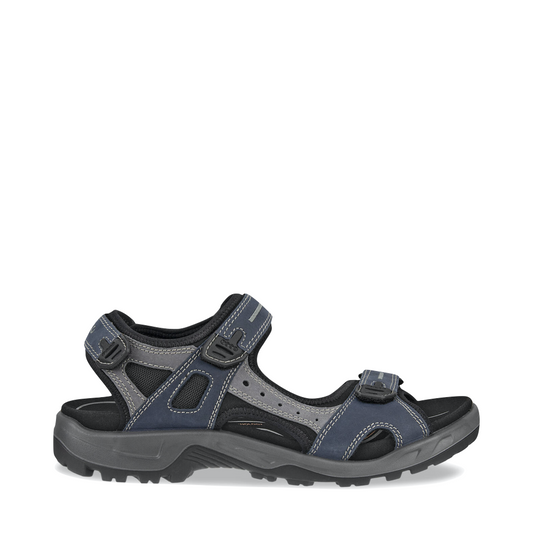 Side (right) view of Ecco Yucatan Sandals for men.