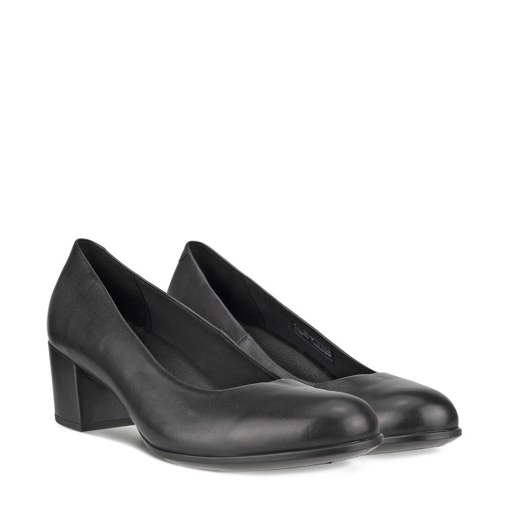 Ecco Women's Classic 35MM Leather Dress Pump in Black