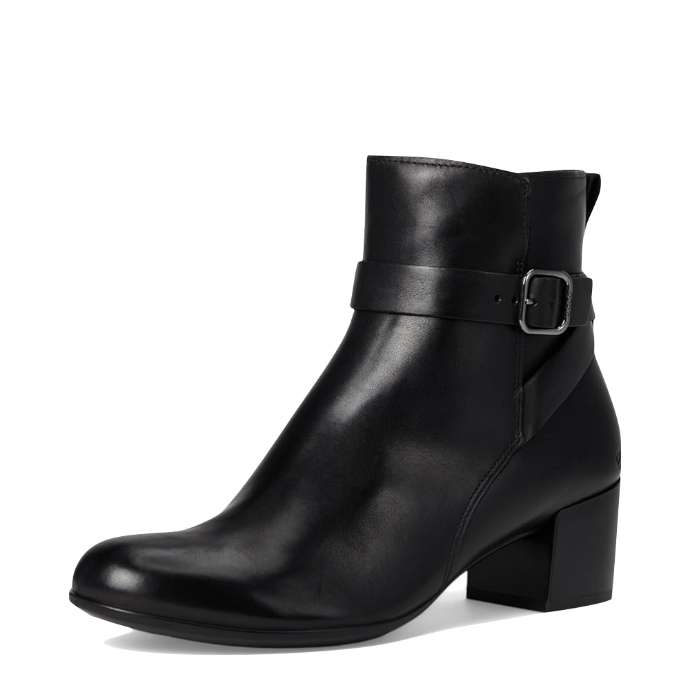 Ecco Women s Dress Classic 35 Side Zip Leather Ankle Boot in Black V A Bootery INC