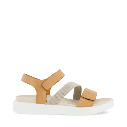 Side (right) view of Ecco Flow Sandal for women.