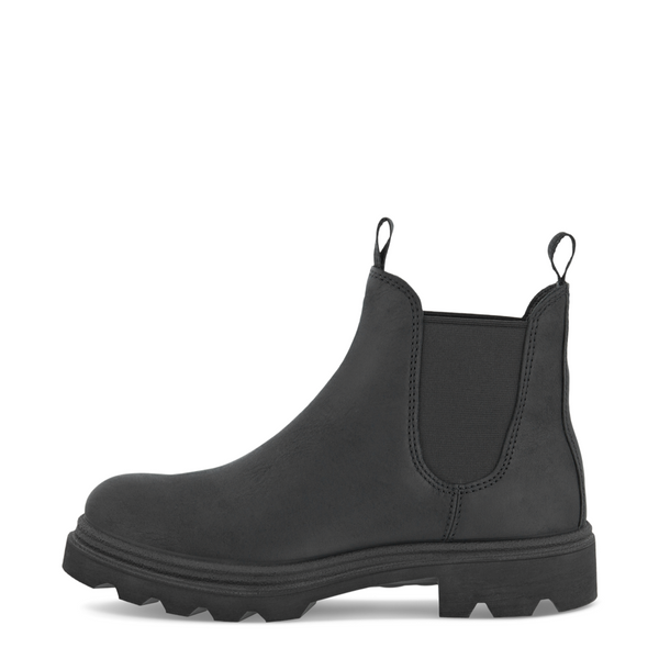 Ecco Women's Grainer Leather Pull On Chelsea Boot (Black)