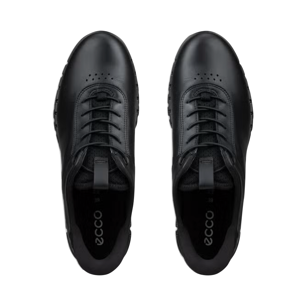 Top-down view of Ecco Gruuv Lite Leather Lace Sneaker for women.