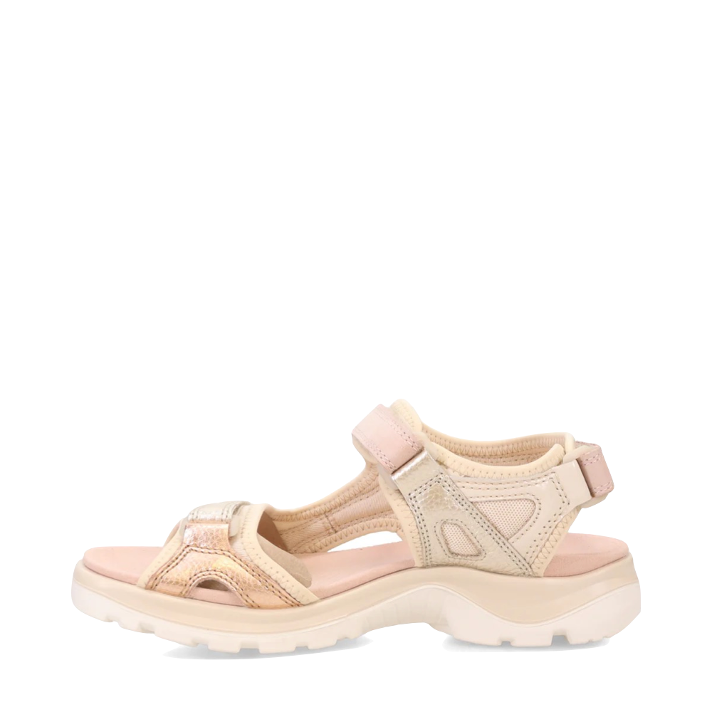 Side (left) view of Ecco Off Road Yucatan Anniversary Edition sandal for women.