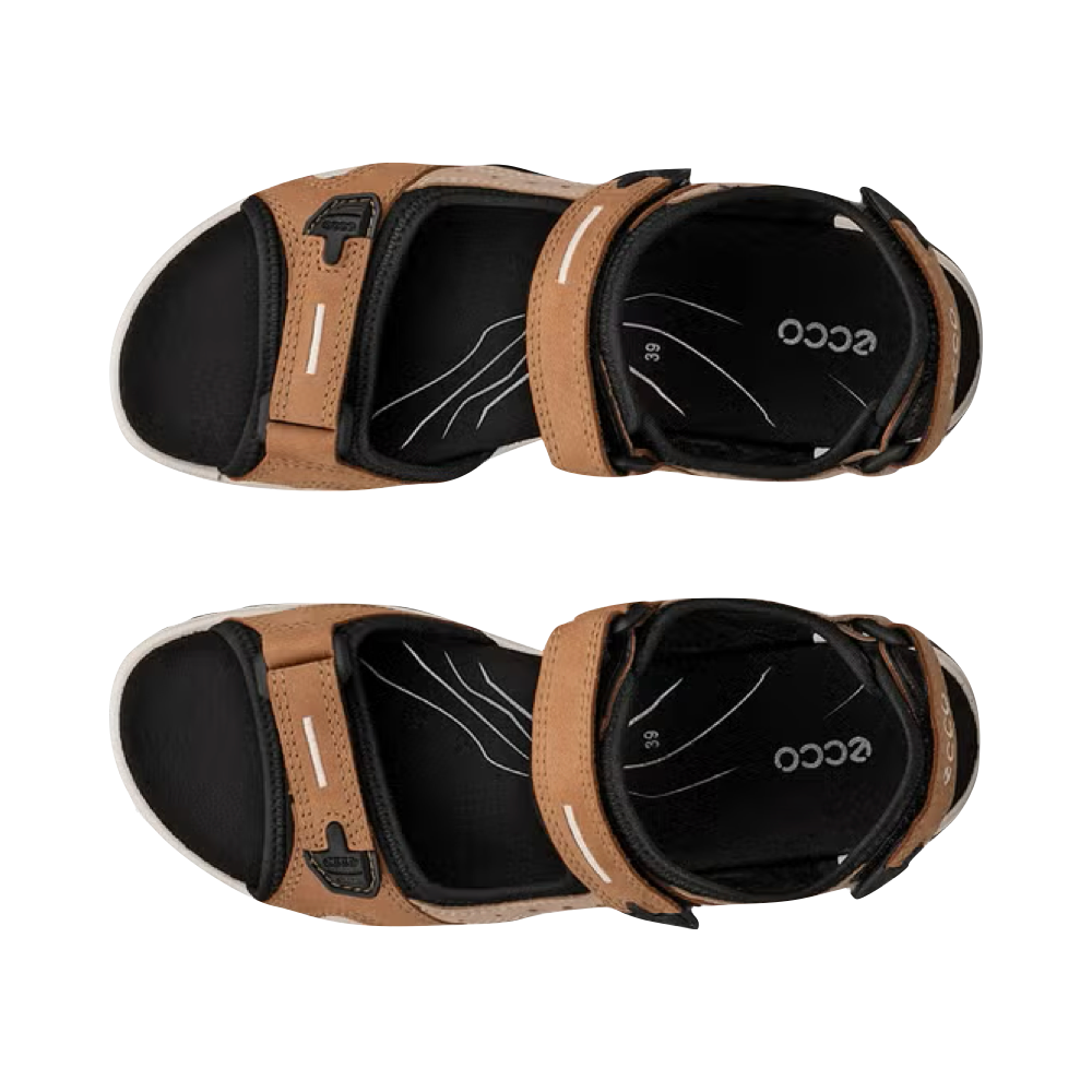 Top-down view of Ecco Off Road Yucatan Sandal for women.
