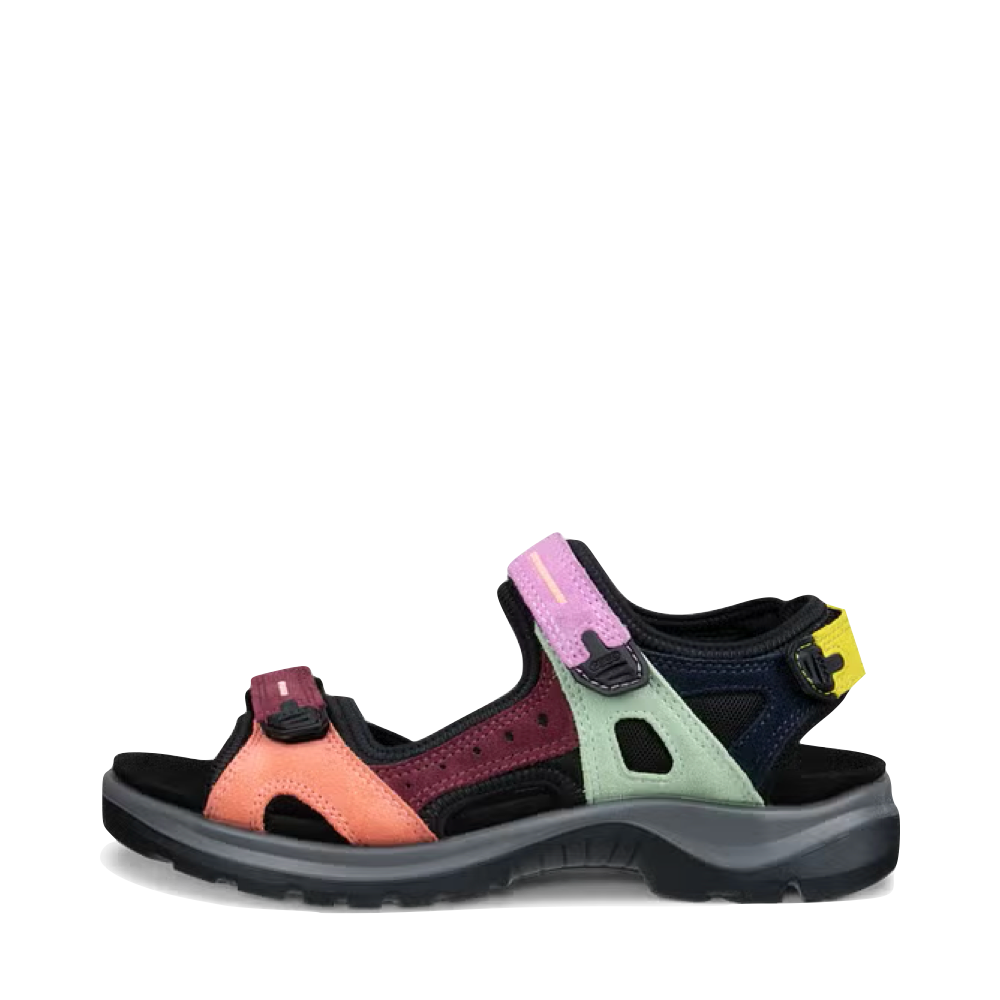 Side (left) view of Ecco Off Road Yucatan Sandal for women.