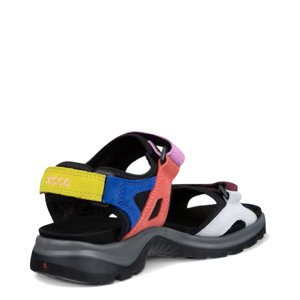 Heel view of Ecco Off Road Yucatan Sandal for women.