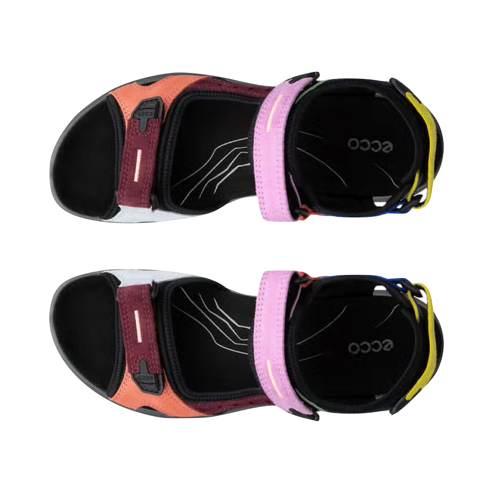 Top-down view of Ecco Off Road Yucatan Sandal for women.