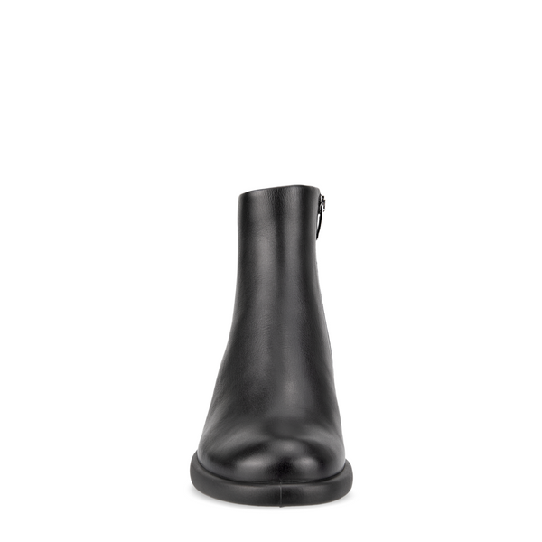 Ecco Women's Sculpted LX 35 Leather Side Zip Ankle Boot in Black