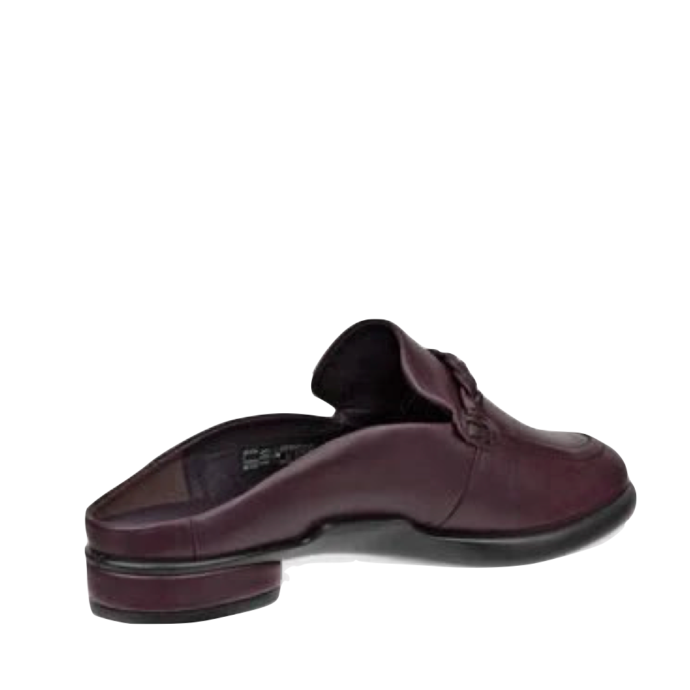 Heel view of Ecco Sculpted LX Leather Mule for women.