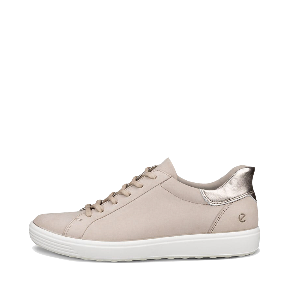 Side (left) view of Ecco Soft 7 Easy Slip Sneaker for women.