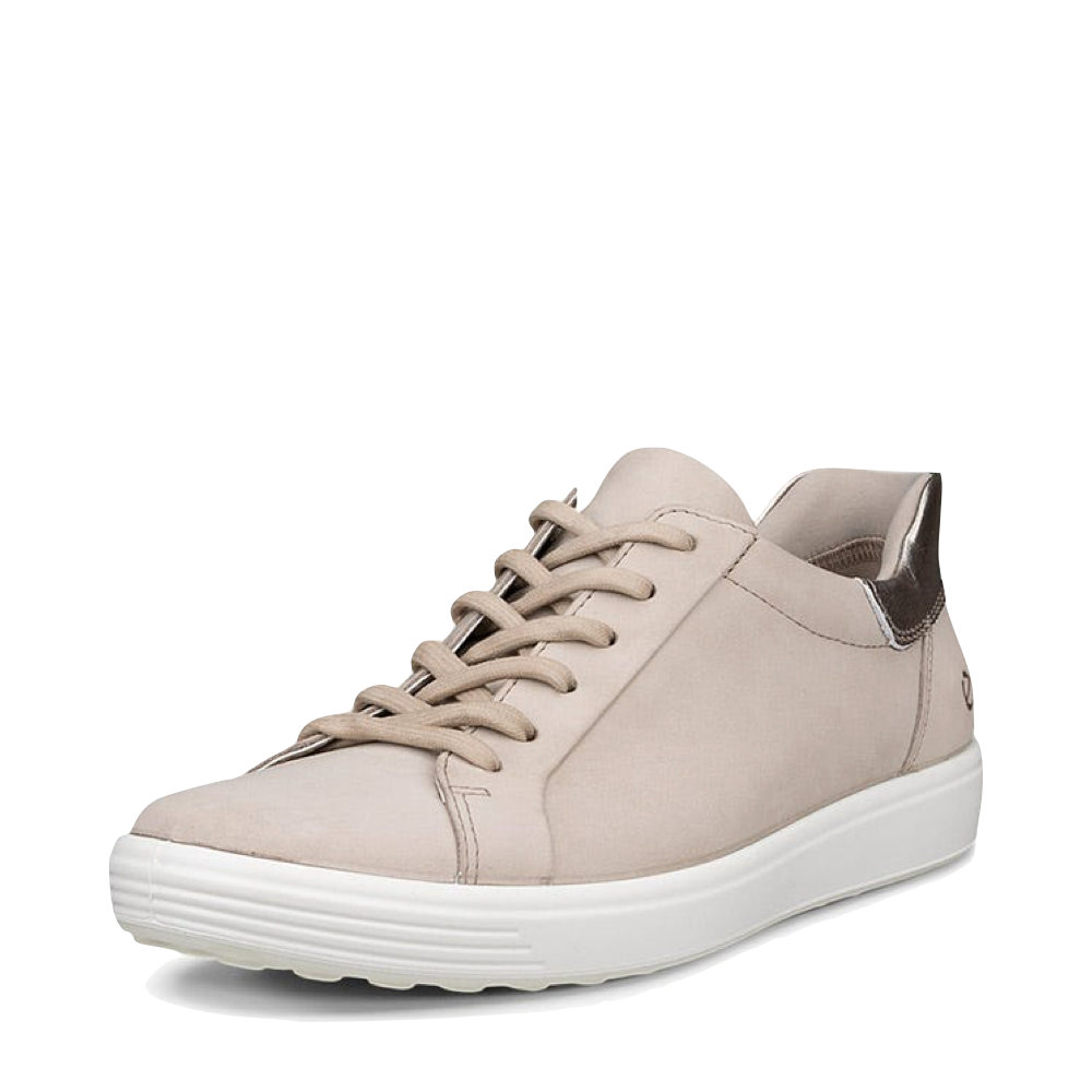Mudguard and Toe view of Ecco Soft 7 Easy Slip Sneaker for women.