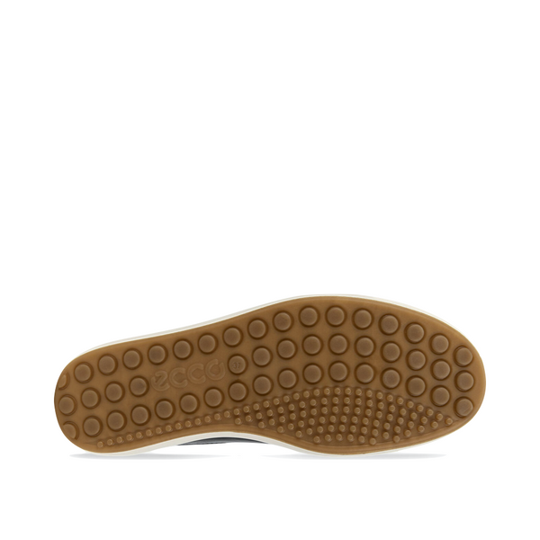 Ecco Women's Soft 7 Leather Lace Sneaker in Taupe