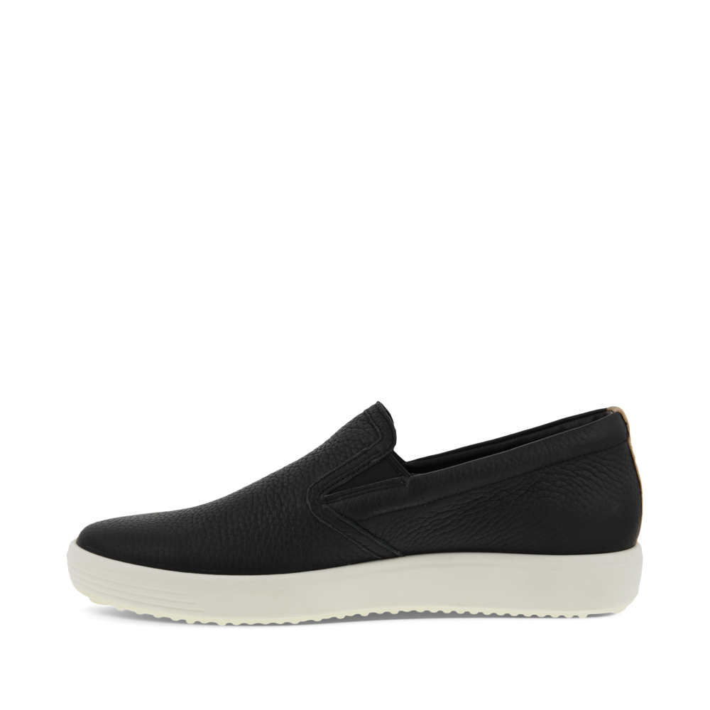 Side (left) view of Ecco Soft 7 Slip On Sneaker for women.