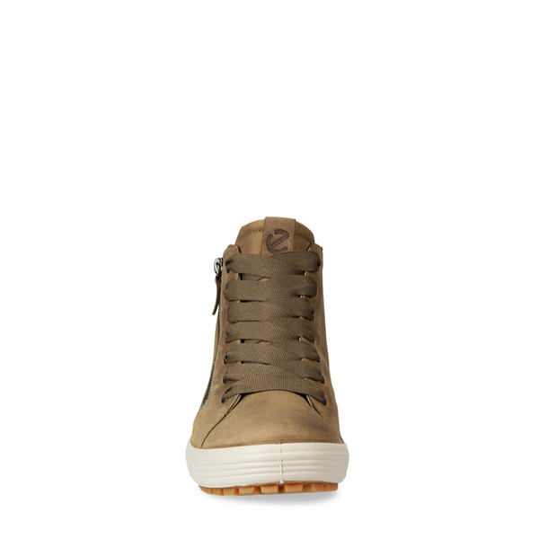 Ecco Women's Soft 7 Tred GTX Hi Leather Sneaker Boot in Sage