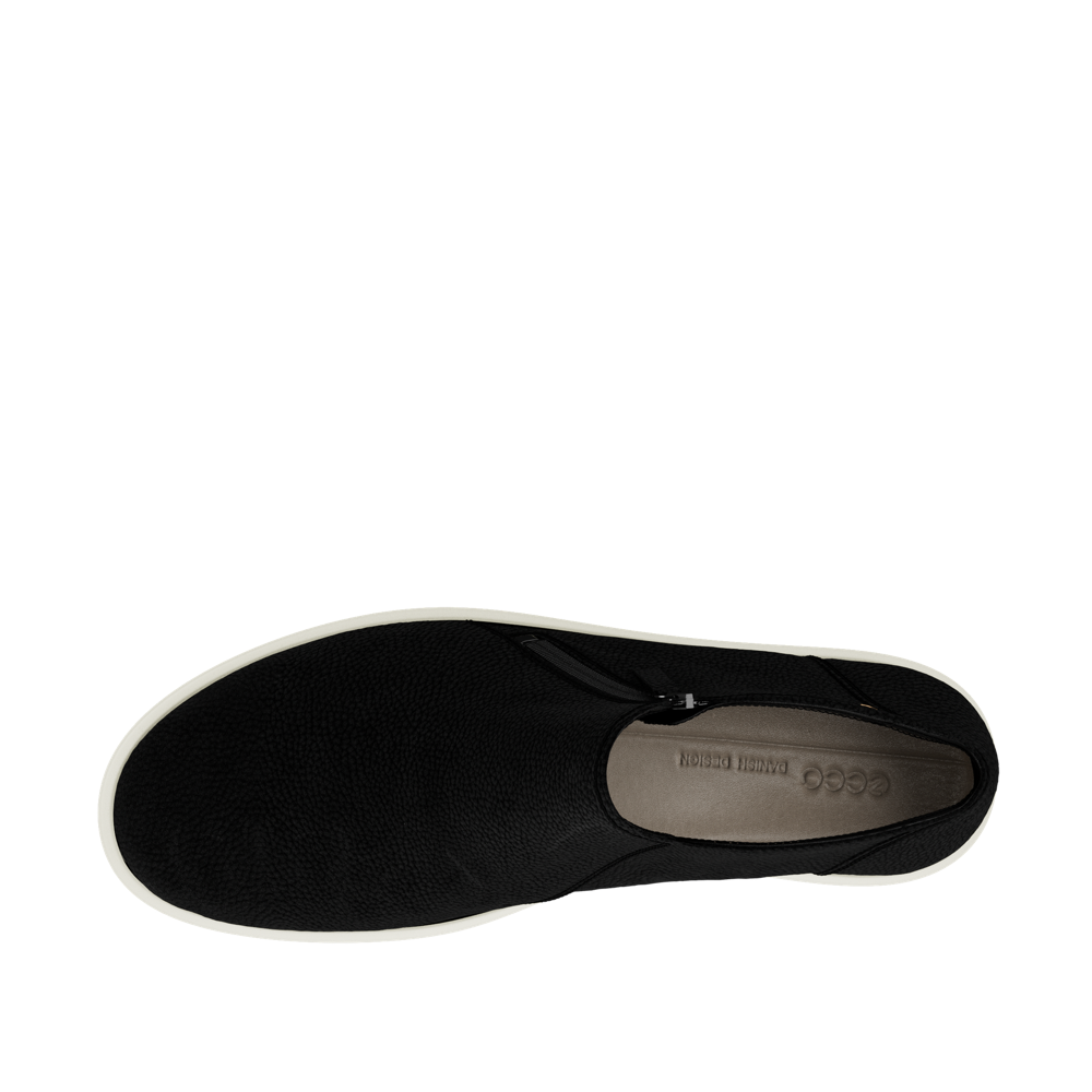 Top-down view of Ecco Soft 7 Zip Bootie Sneaker for women.