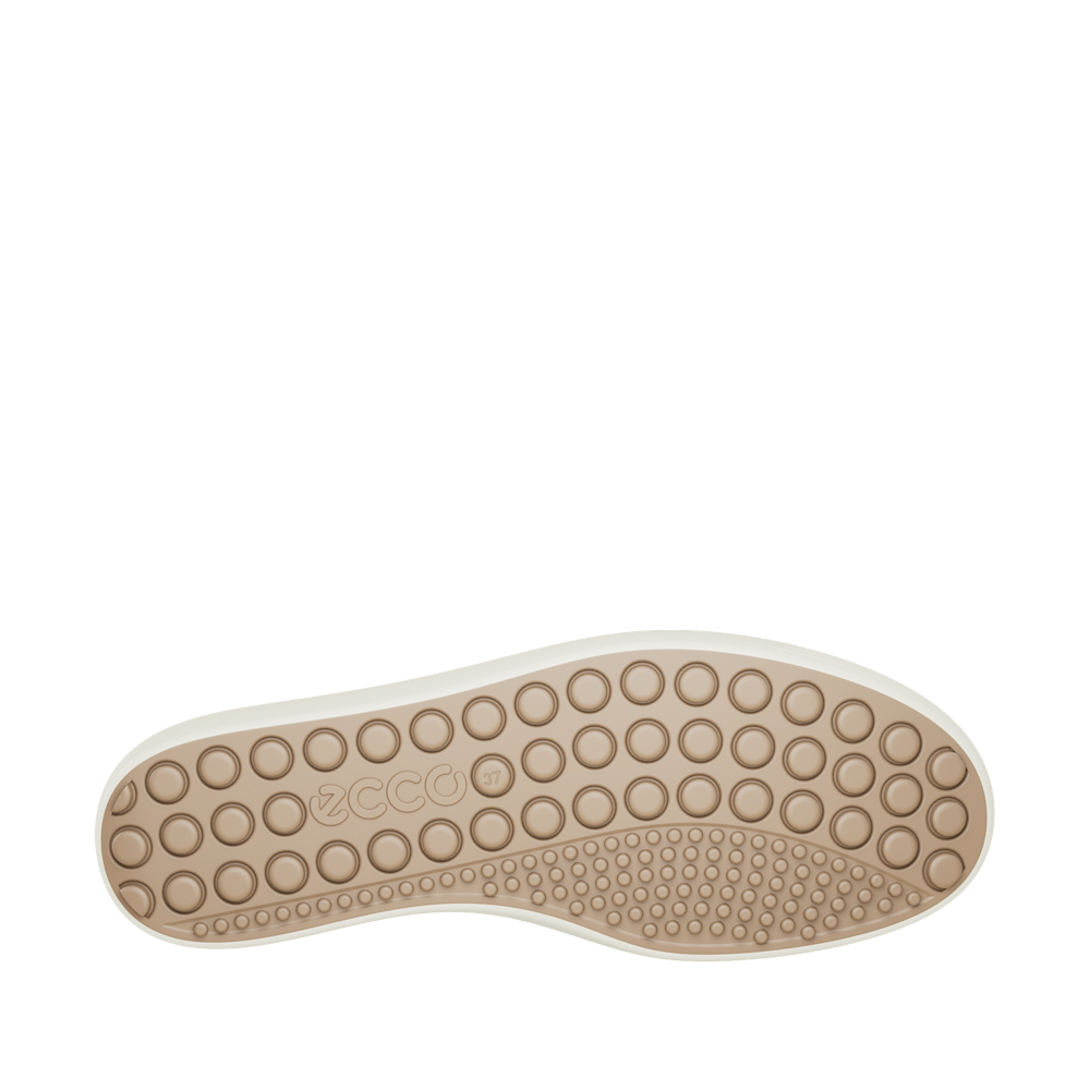 Bottom view of Ecco Soft 7 Zip Bootie Sneaker for women.