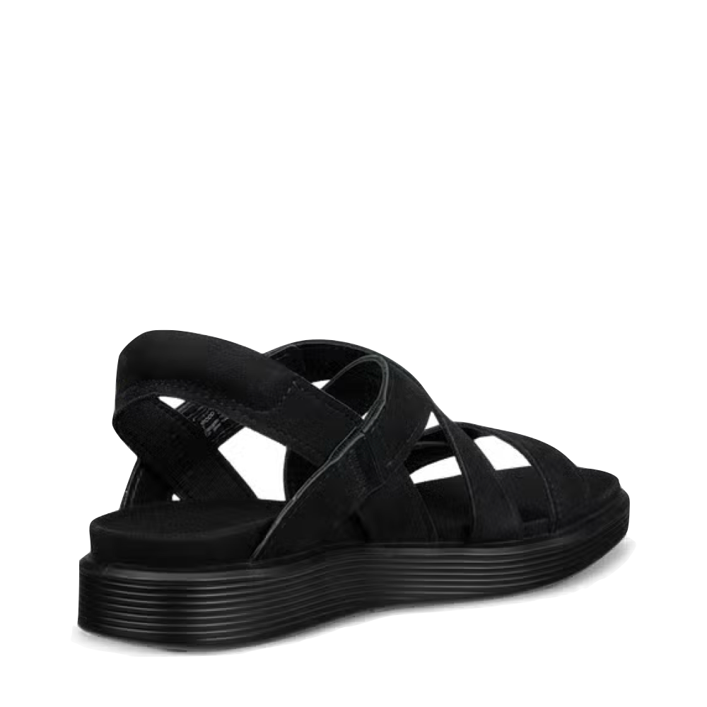 Heel view of Ecco Soft Sandal for women.