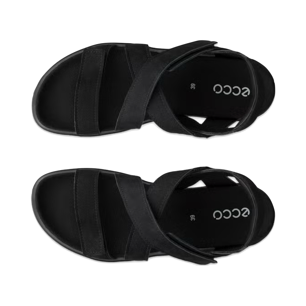 Top-down view of Ecco Soft Sandal for women.