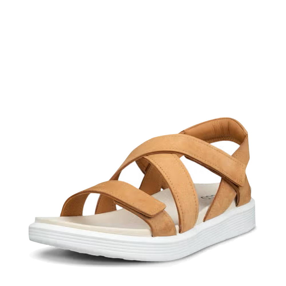 Toe view of Ecco Soft Sandal for women.