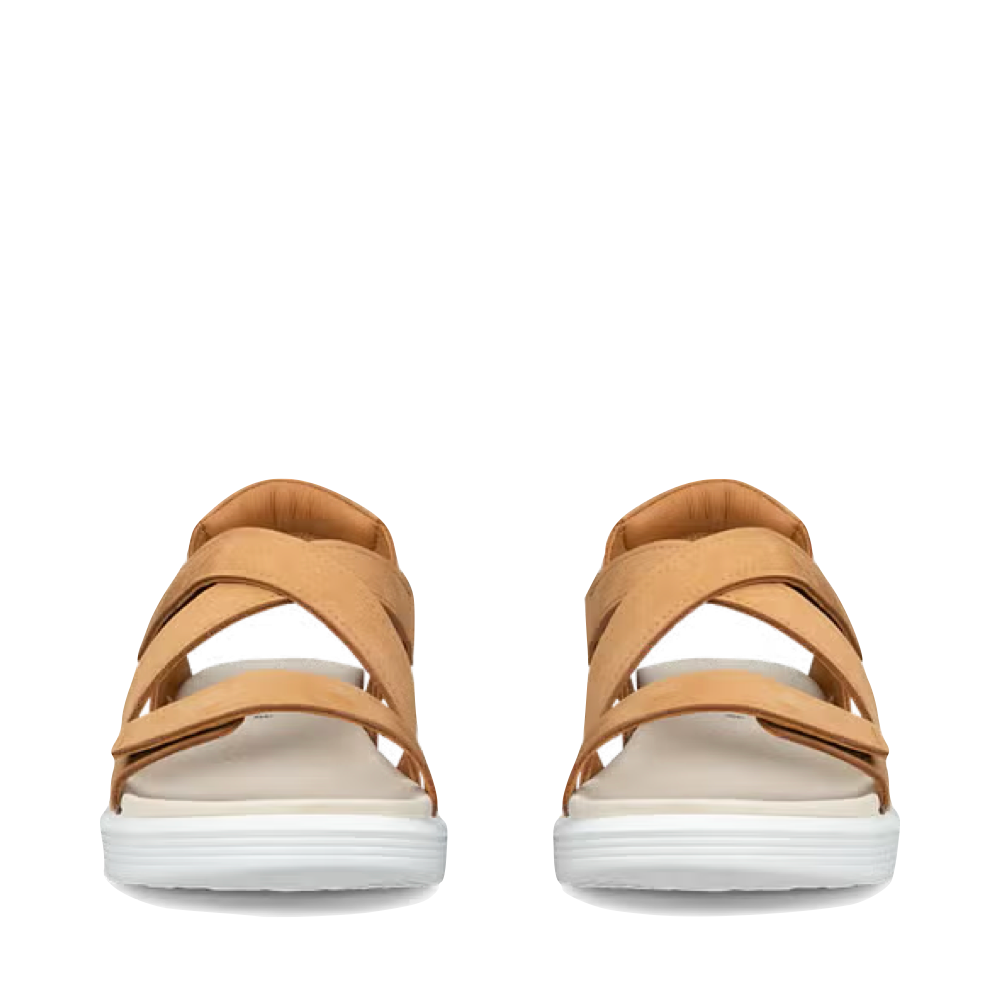 Front view of Ecco Soft Sandal for women.