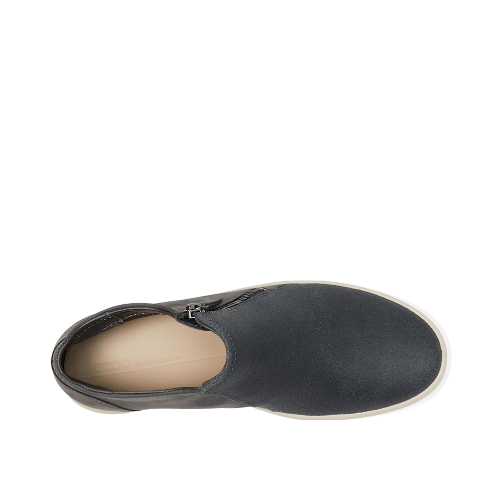 Top-down view of Ecco Soft Zip Bootie Sneaker for women.
