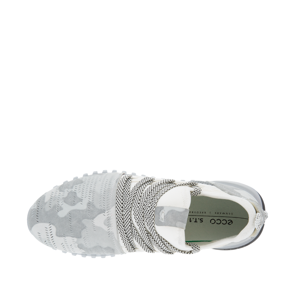 Ecco Women's Zipflex Low Cut Boot (White Camo Print)