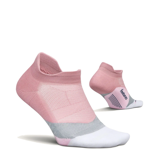 Side (right) view of Feetures Elite Light Cushion Tab Sock.